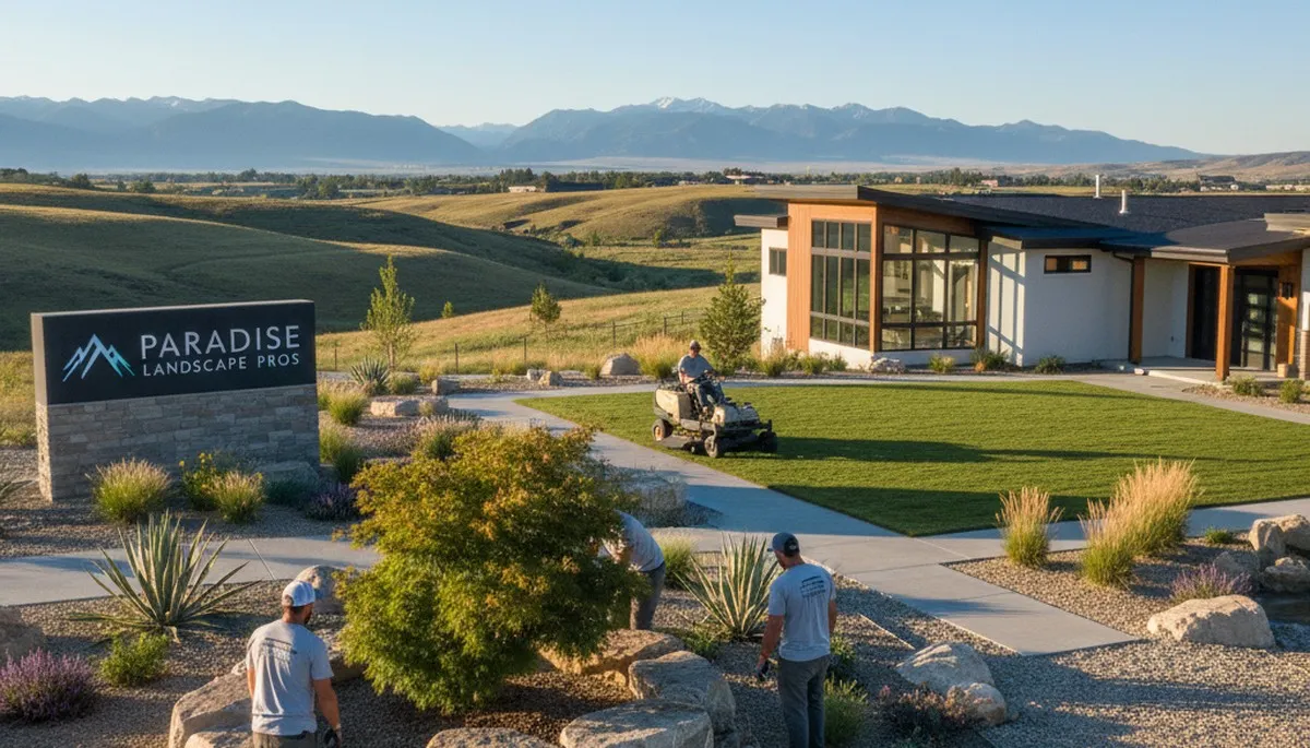 Professional landscaping service in Ogden, UT for lawn care and yard maintenance